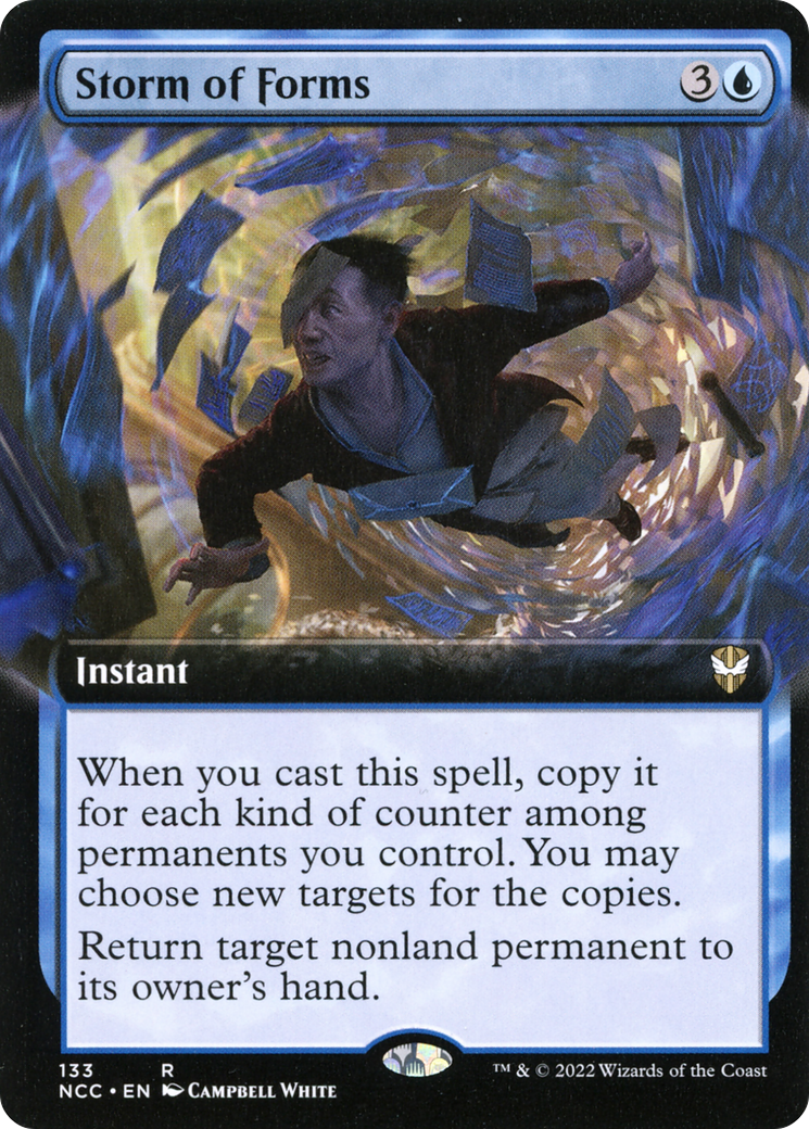 Storm of Forms (Extended Art) (NCC-133) - New Capenna Commander: (Extended Art)