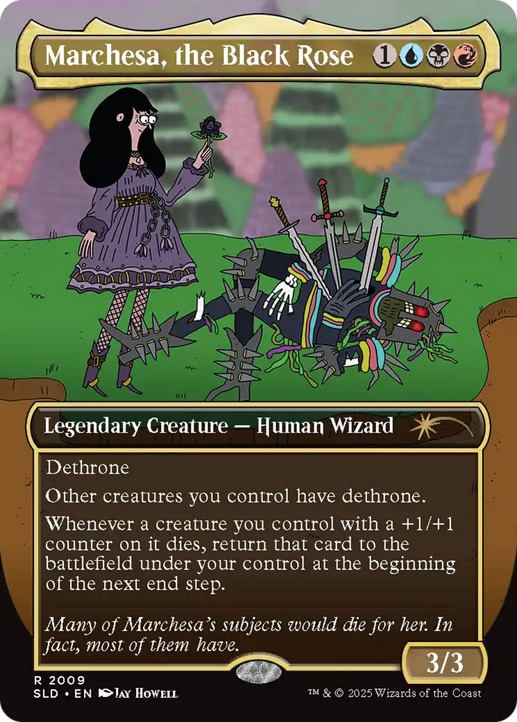 Marchesa, the Black Rose (SLD-2009) - Secret Lair Drop (Borderless)