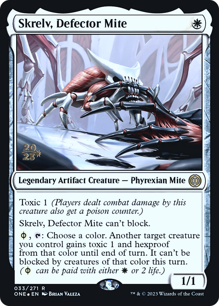 Skrelv, Defector Mite (PRE-33S) - Phyrexia: All Will Be One Promos Foil