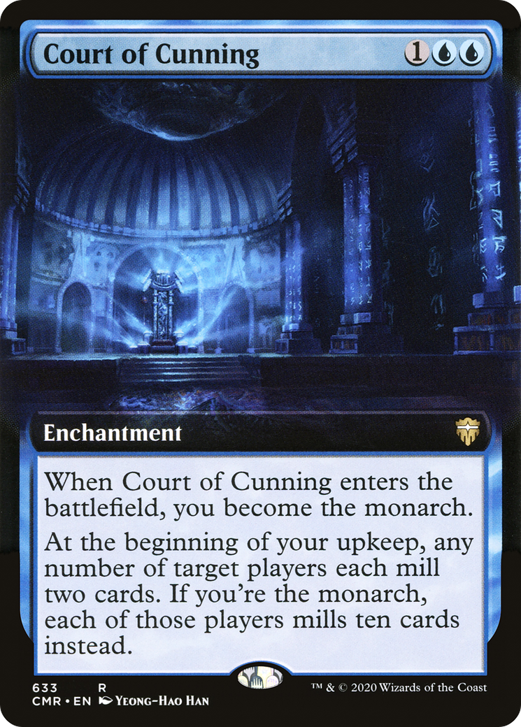 Cour de la Ruse (CMR-633) - Commander Legends : (Extended Art) Foil 