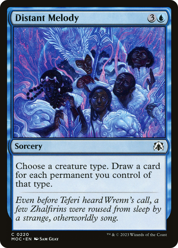 Distant Melody (MOC-220) - March of the Machine Commander