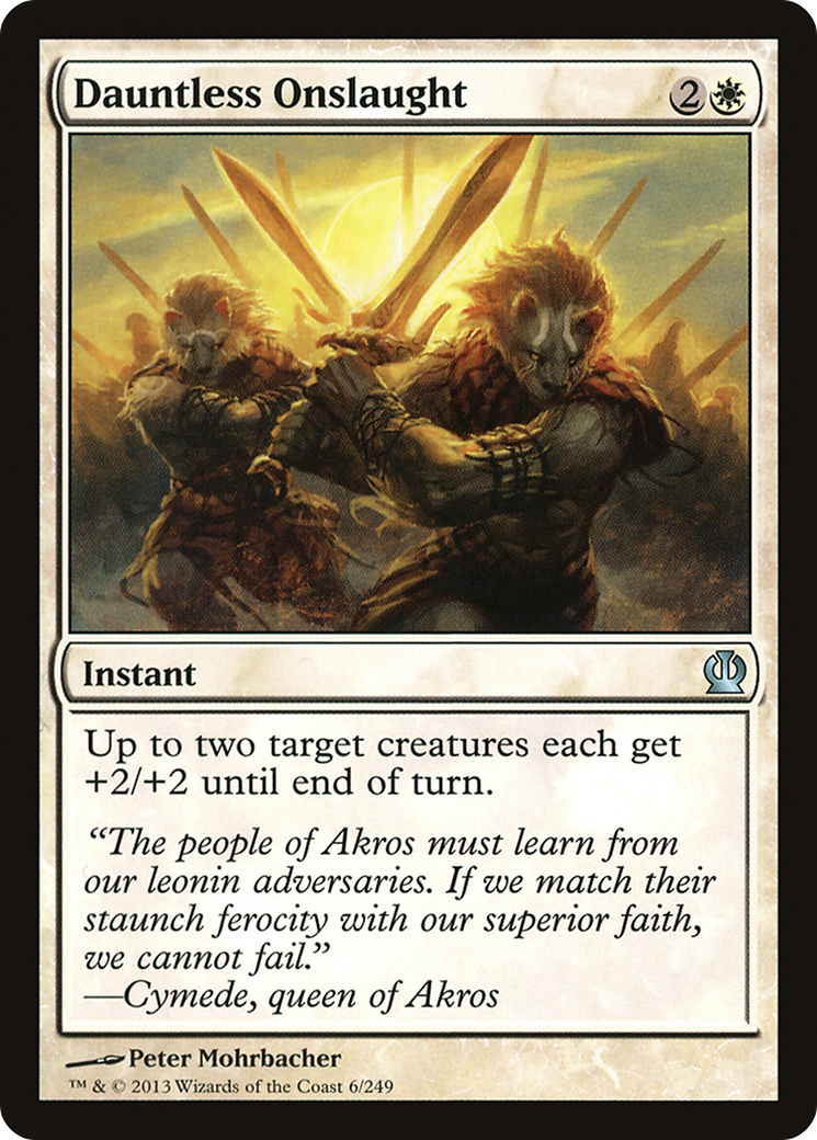 Assaut intrépide (THS-006) - Theros Foil
