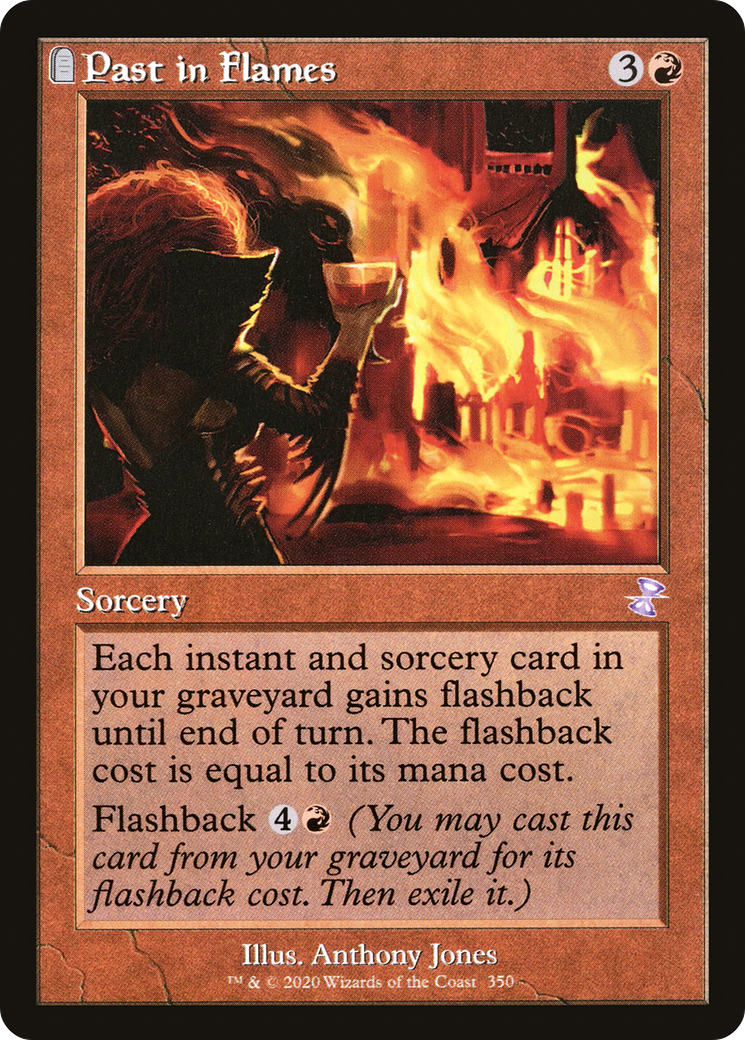 Passé en flammes (TSR-350) - Time Spiral Remastered : (pierre tombale) Foil 