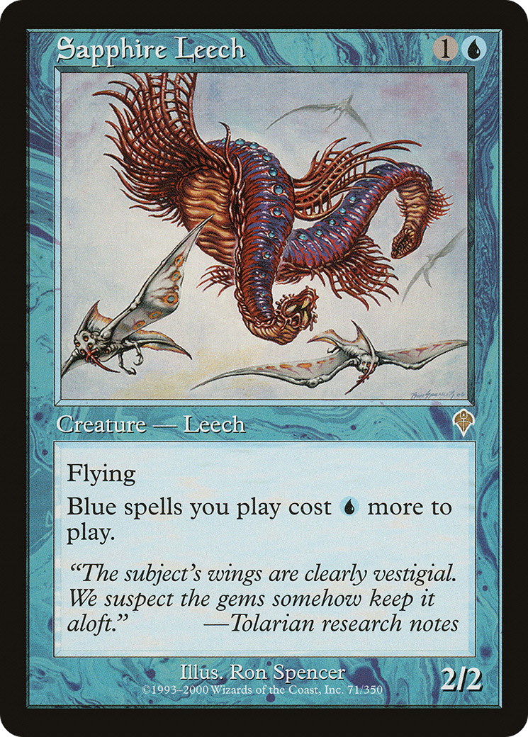 Saphir Leech (INV-071) - Invasion Foil 