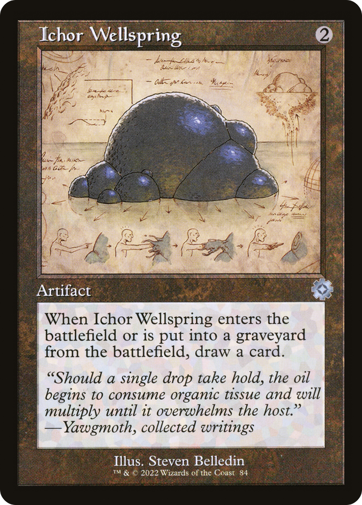 Ichor Wellspring (Schematic) (BRR-084) - The Brothers' War Retro Artifacts Foil