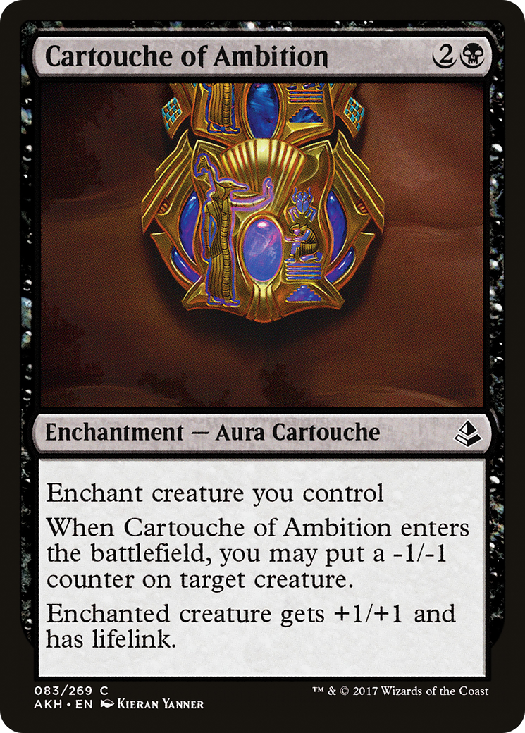 Cartouche d'ambition (AKH-083) - Amonkhet 