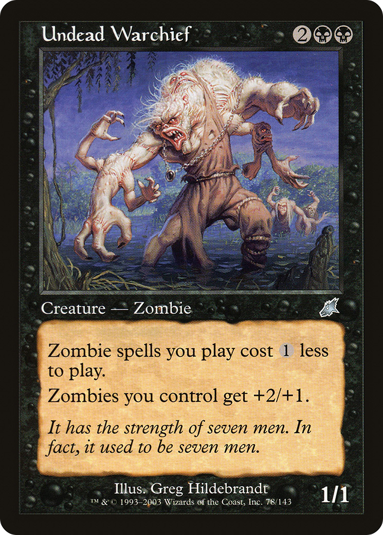 Undead Warchief (SCG-078) - Scourge