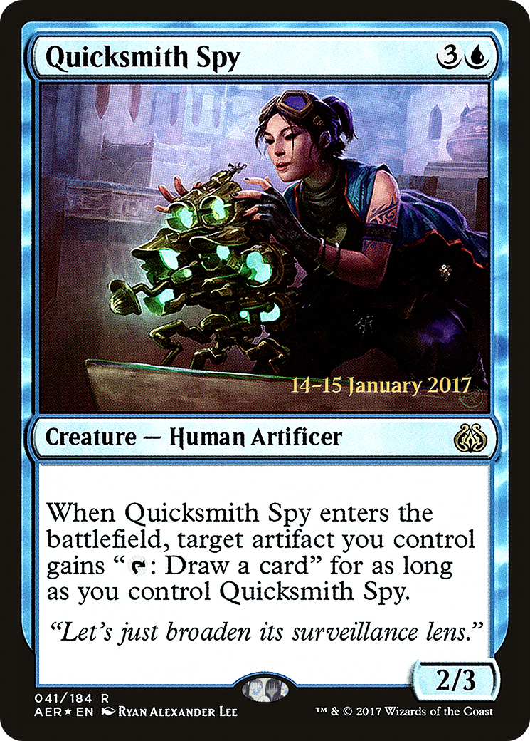 Quicksmith Spy (PAER-41S) - Promotions Aether Revolt 