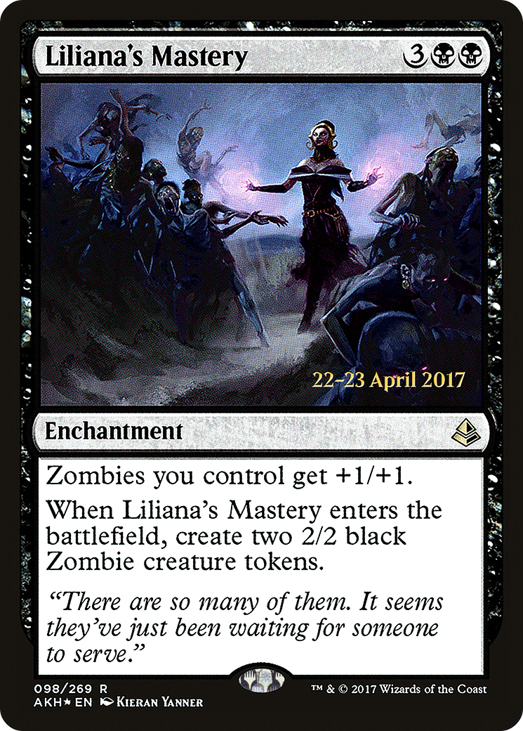 Liliana's Mastery (PRE-98S) - Amonkhet Promos Foil