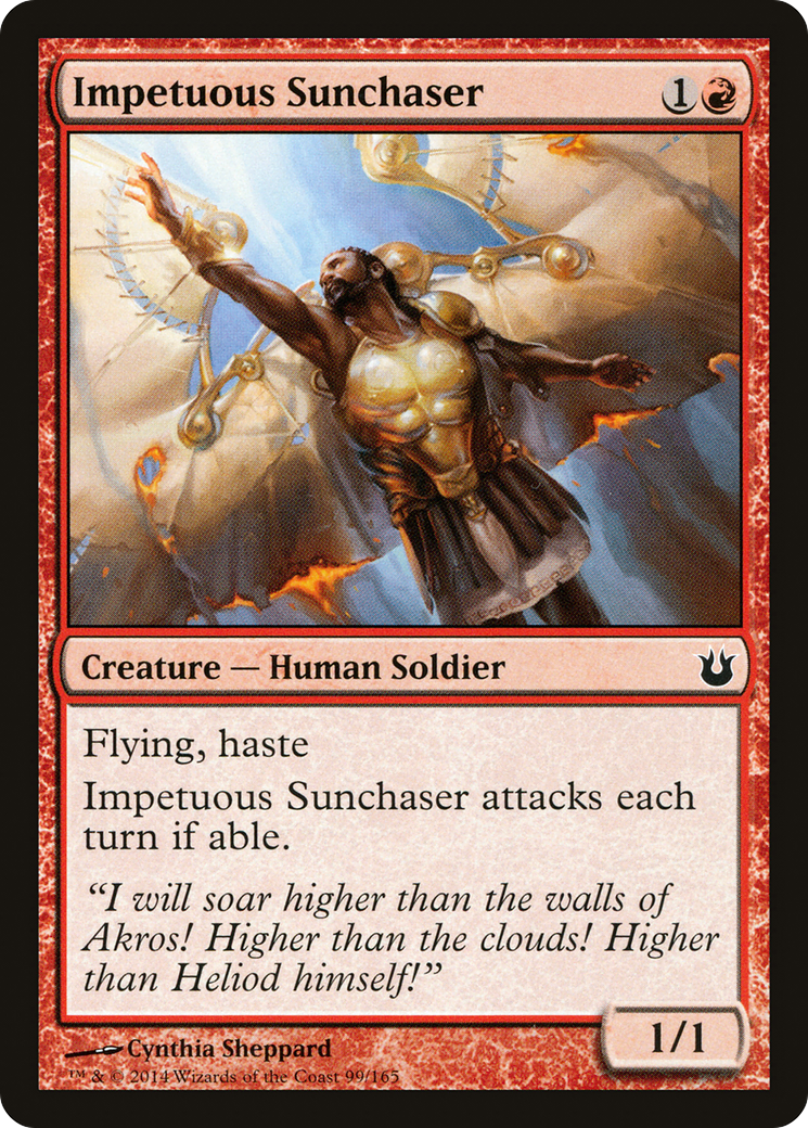 Impetuous Sunchaser (BNG-099) - Born of the Gods Foil