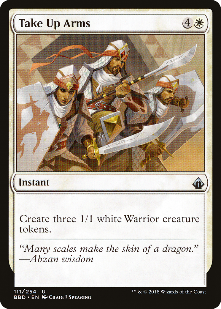 Prenez les armes (BBD-111) - Battlebond Foil 
