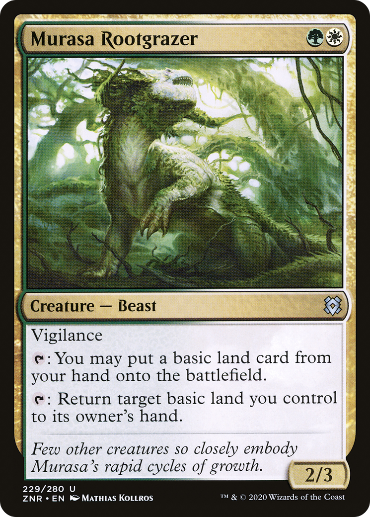 Murasa Rootgrazer (ZNR-229) - Zendikar Rising Foil