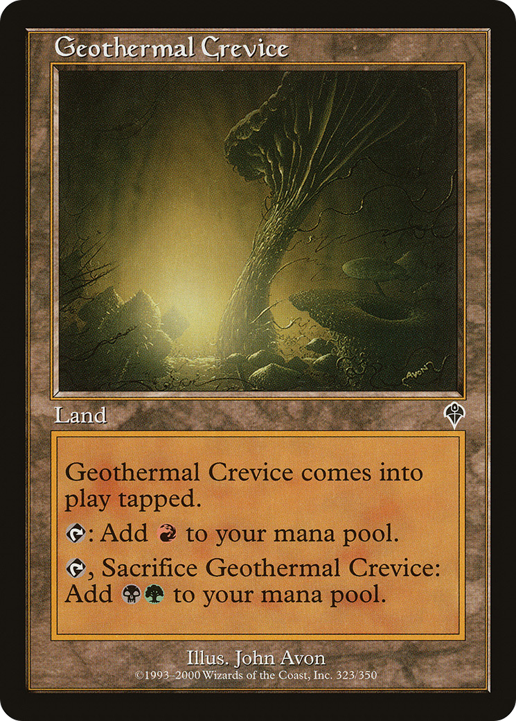 Crevasse géothermique (INV-323) - Invasion 
