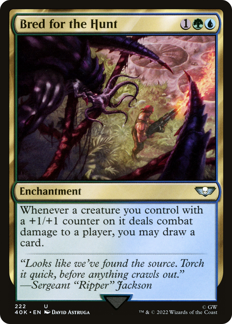 Élevé pour la chasse (40K-222) - Commandant Warhammer 40,000 