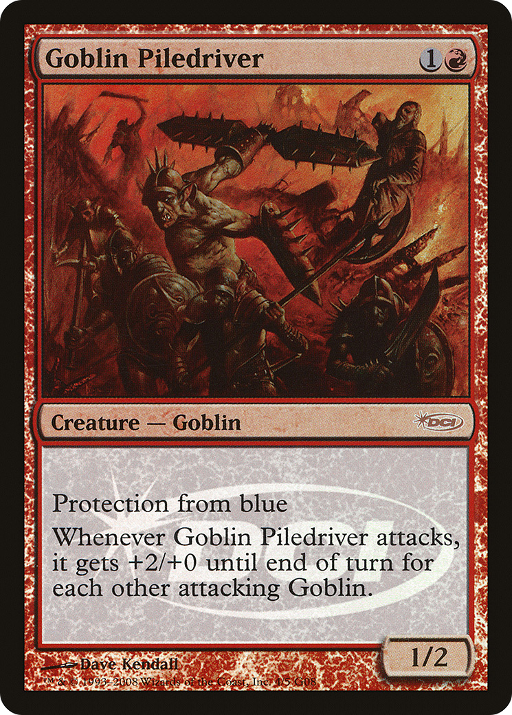 Goblin Piledriver (JDG-004) - Judge Gift Cards 2008 Foil
