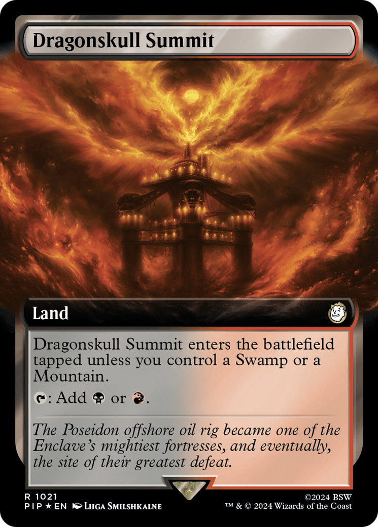 Sommet du Crâne de Dragon (PIP-1021) - Fallout : (Extended Art) Foil 
