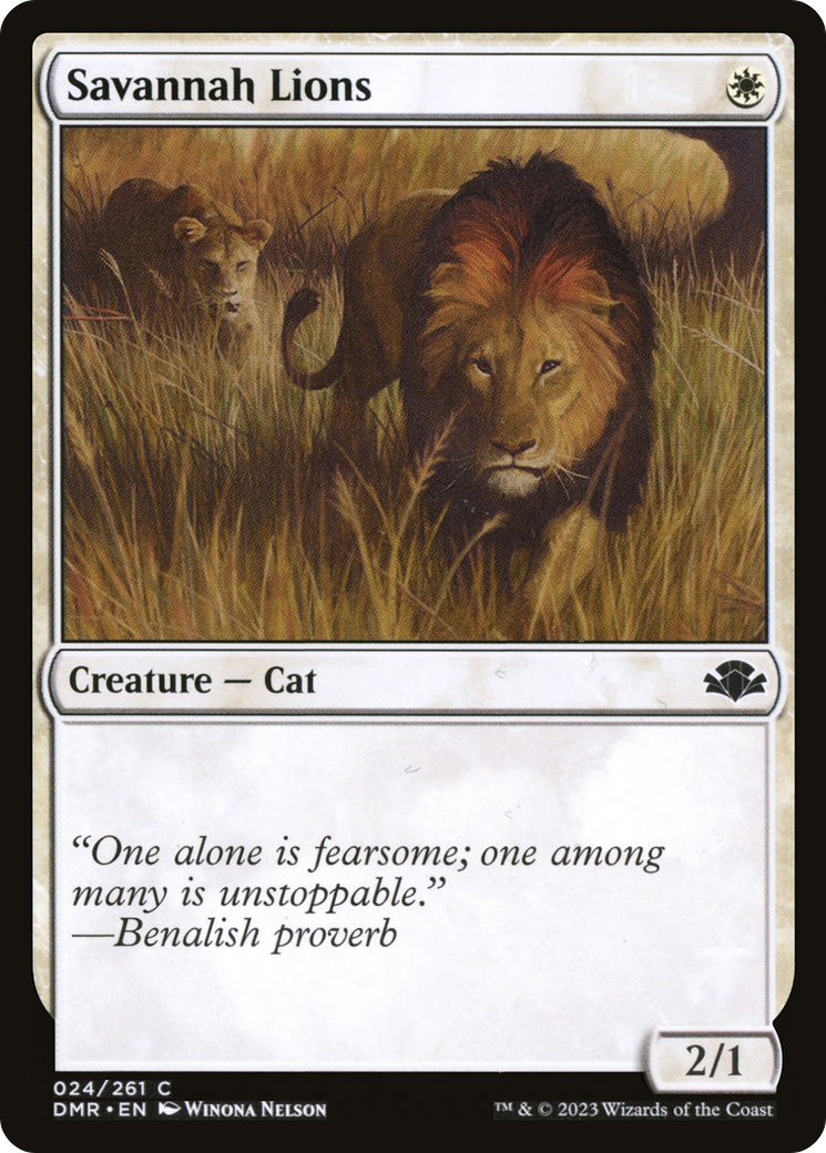 Savannah Lions (DMR-024) - Dominaria Remastered