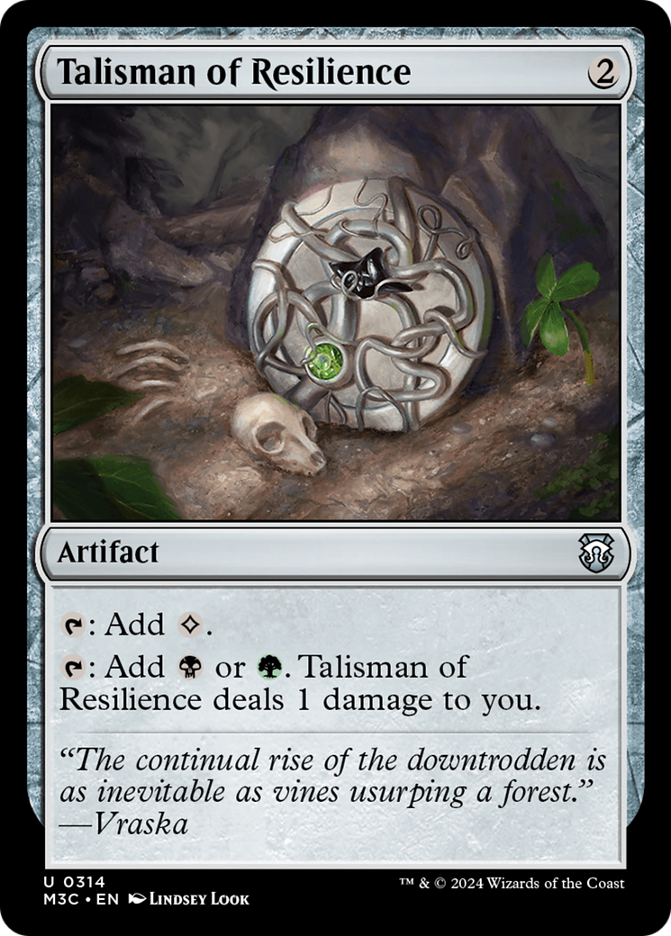 Talisman de résilience (M3C-314) - Commandant de Modern Horizons 3 