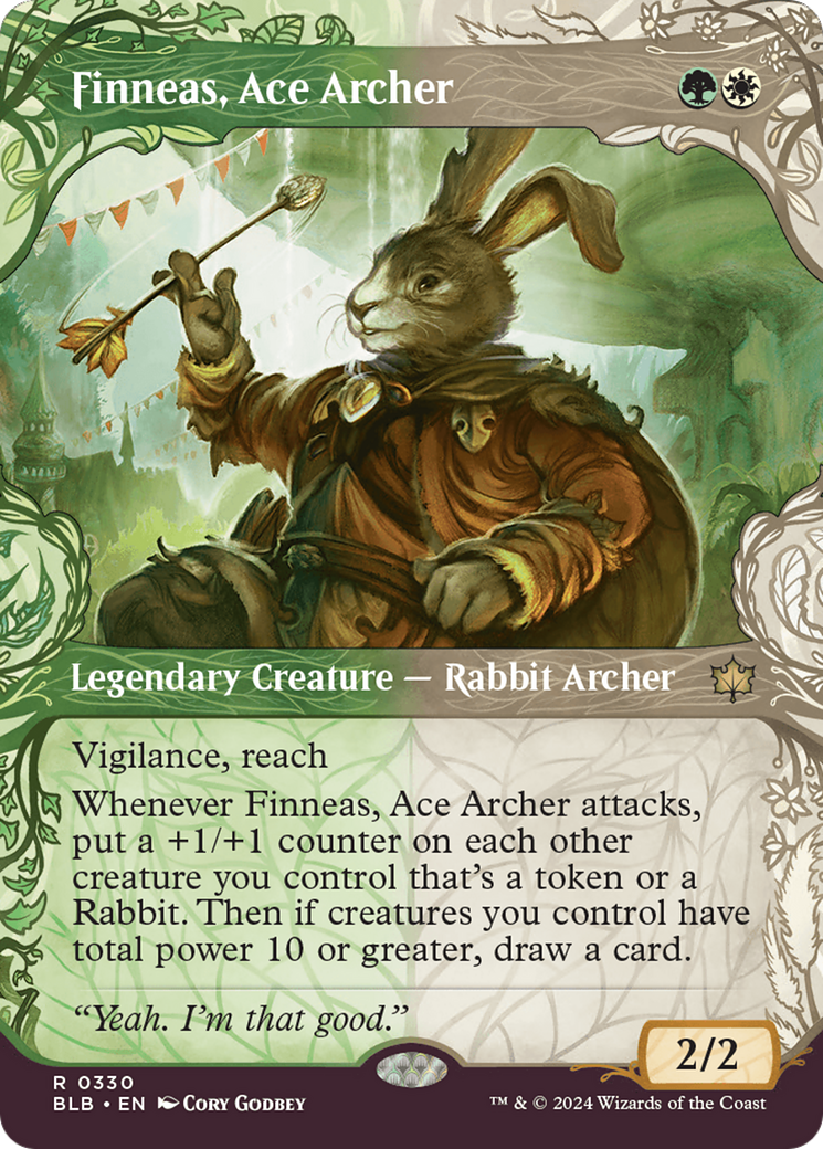 Finneas, Archer As (BLB-330) - Bloomburrow : (Vitrine) Feuille 