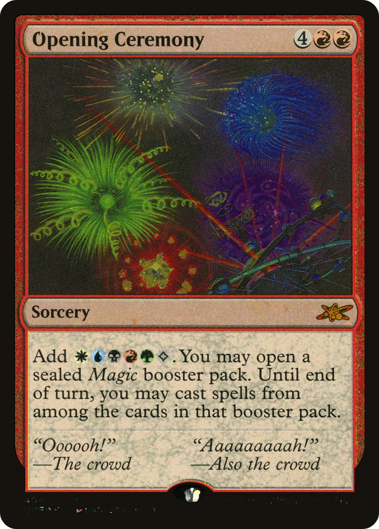 Opening Ceremony (Galaxy Foil) (UNF-404) - Unfinity Foil