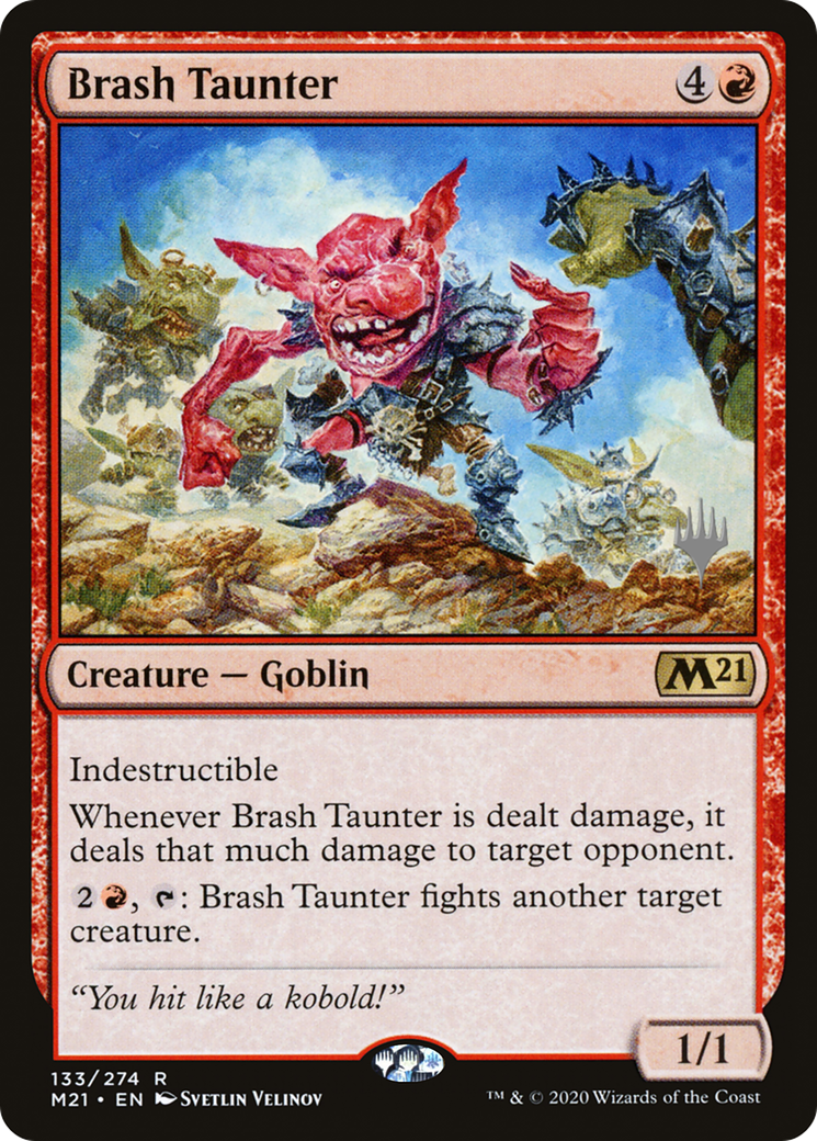 Brash Taunter (PPM21-133) - Core Set 2021 Promos Foil