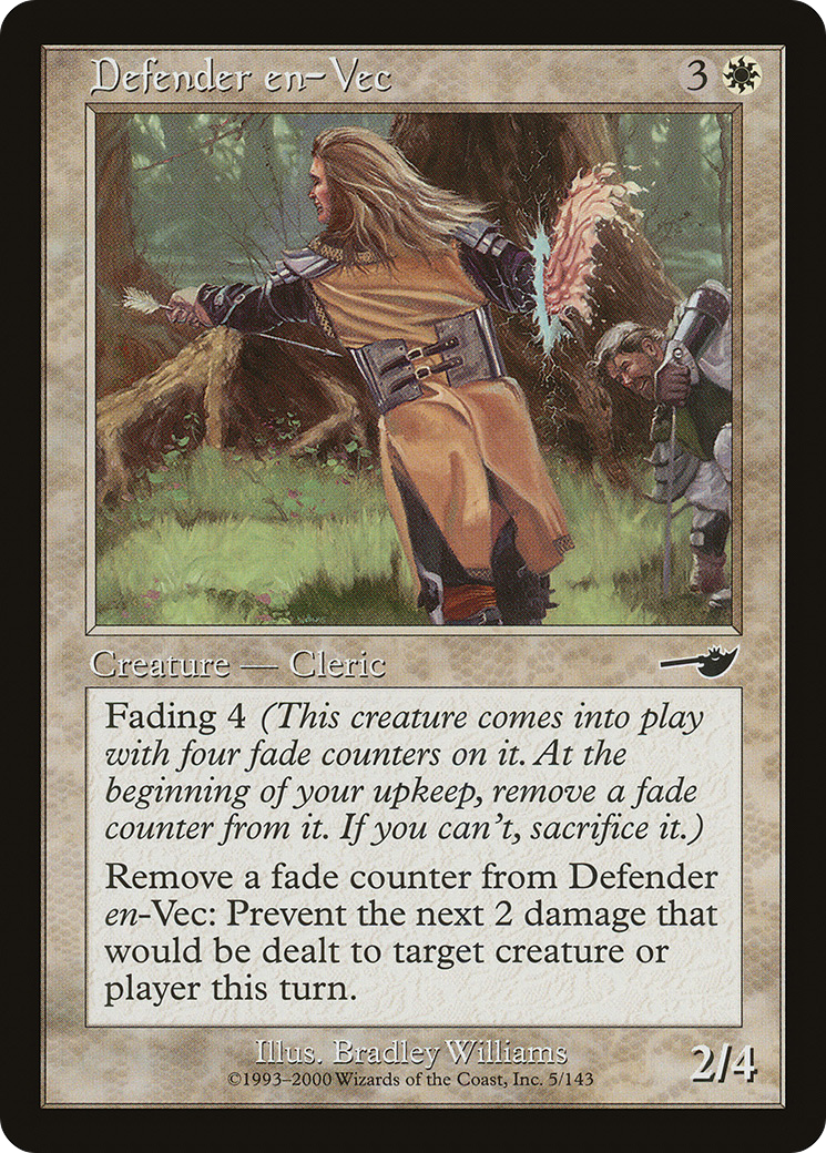 Defender en-Vec (NEM-005) - Feuille Nemesis 