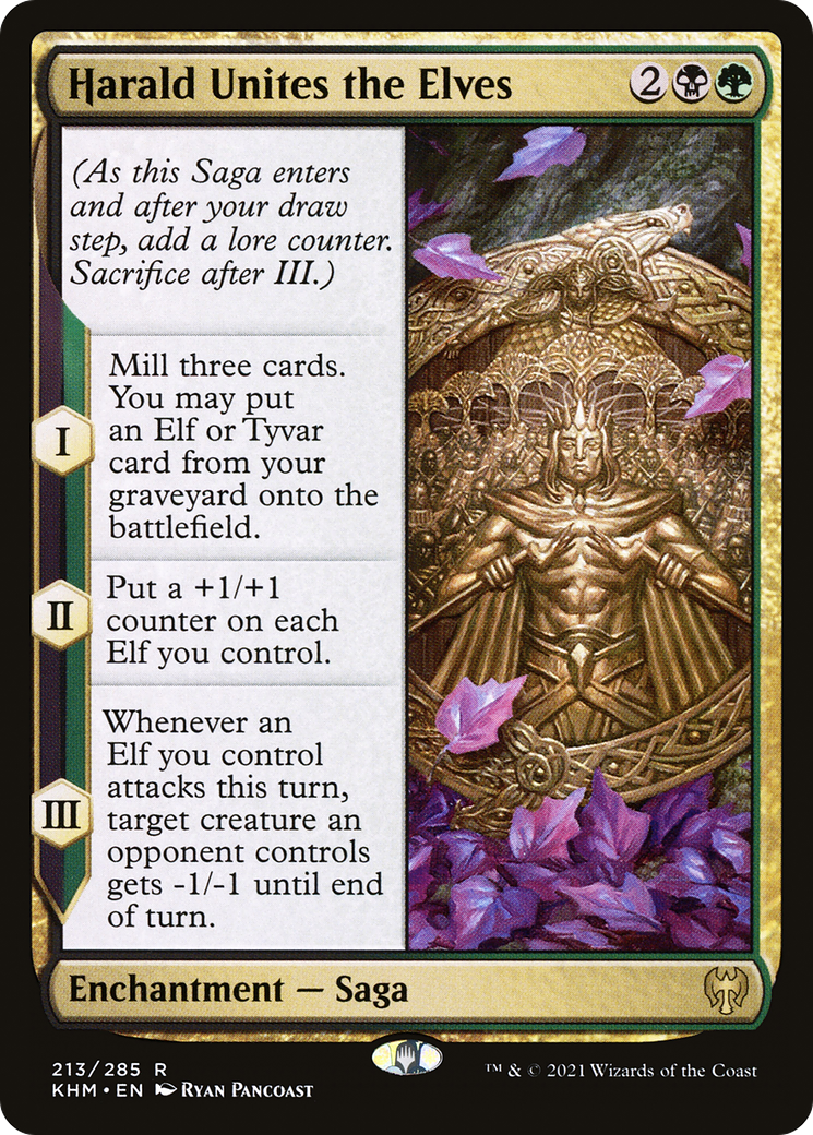 Harald unit les elfes (KHM-213) - Kaldheim Foil 