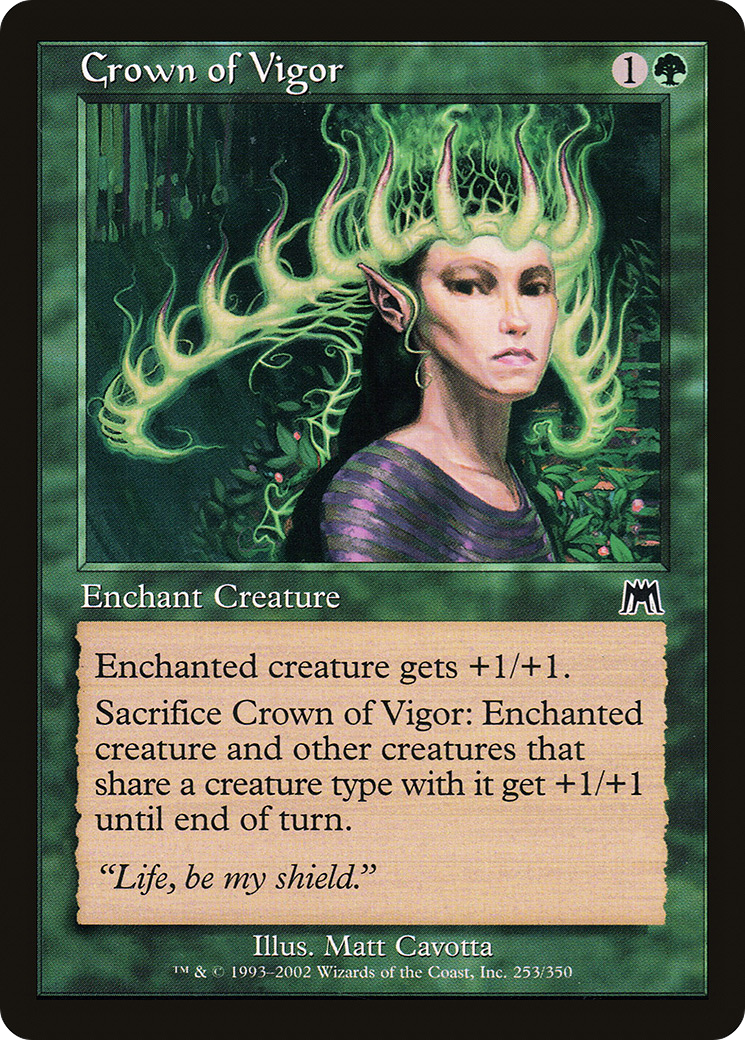 Couronne de Vigueur (ONS-253) - Onslaught Foil 