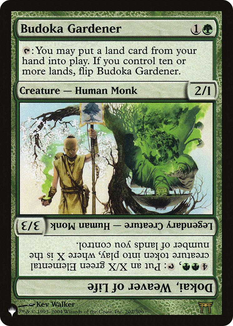 Budoka Gardener // Dokai, Weaver of Life (LIST-202/306) - The List
