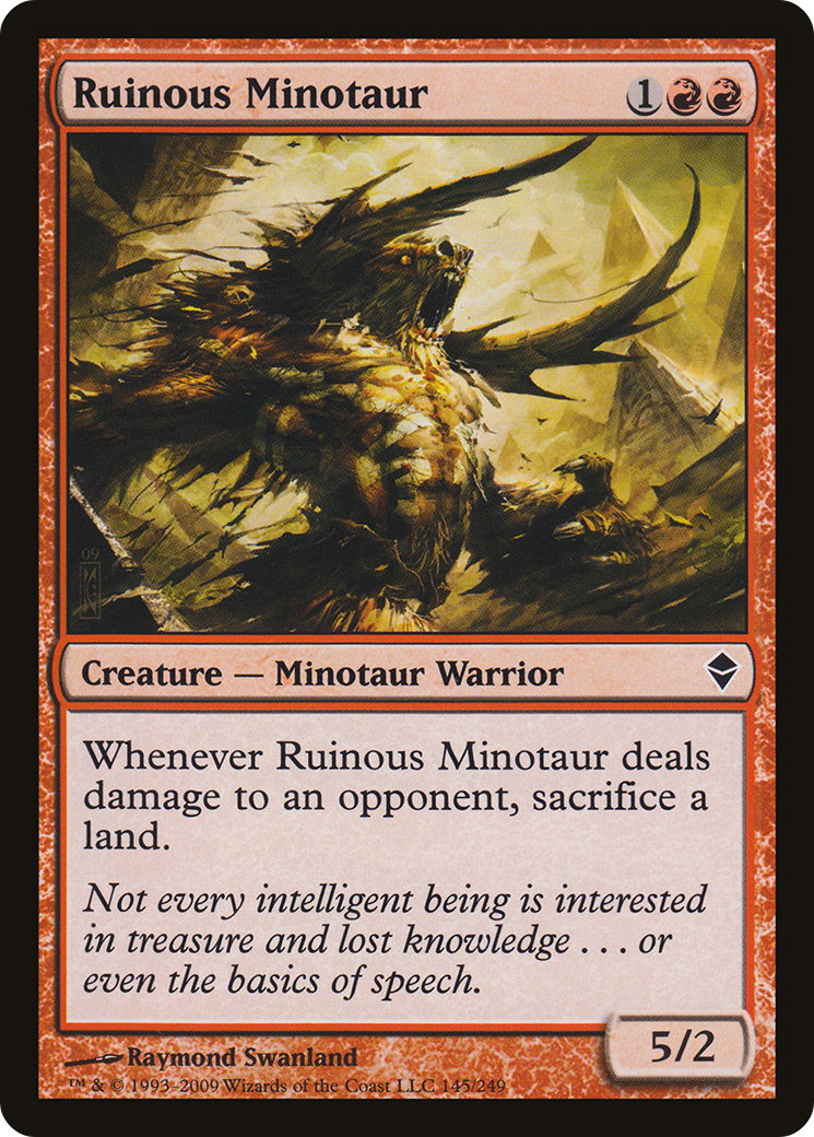 Ruinous Minotaur (ZEN-145) - Zendikar