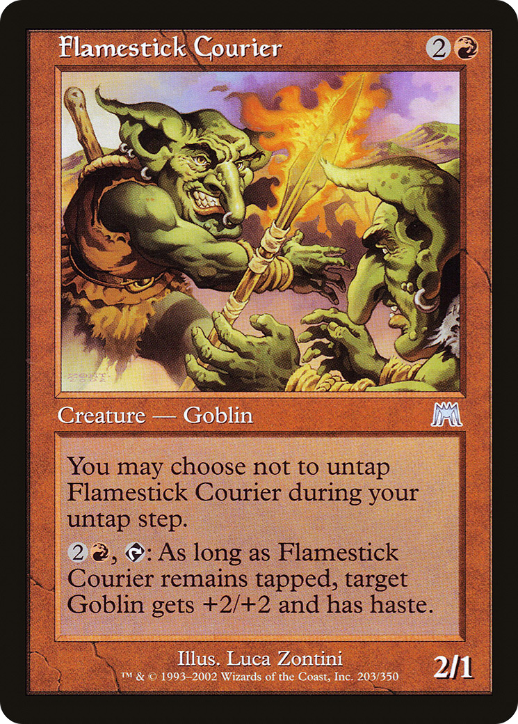 Courrier Flamestick (ONS-203) - Onslaught Foil