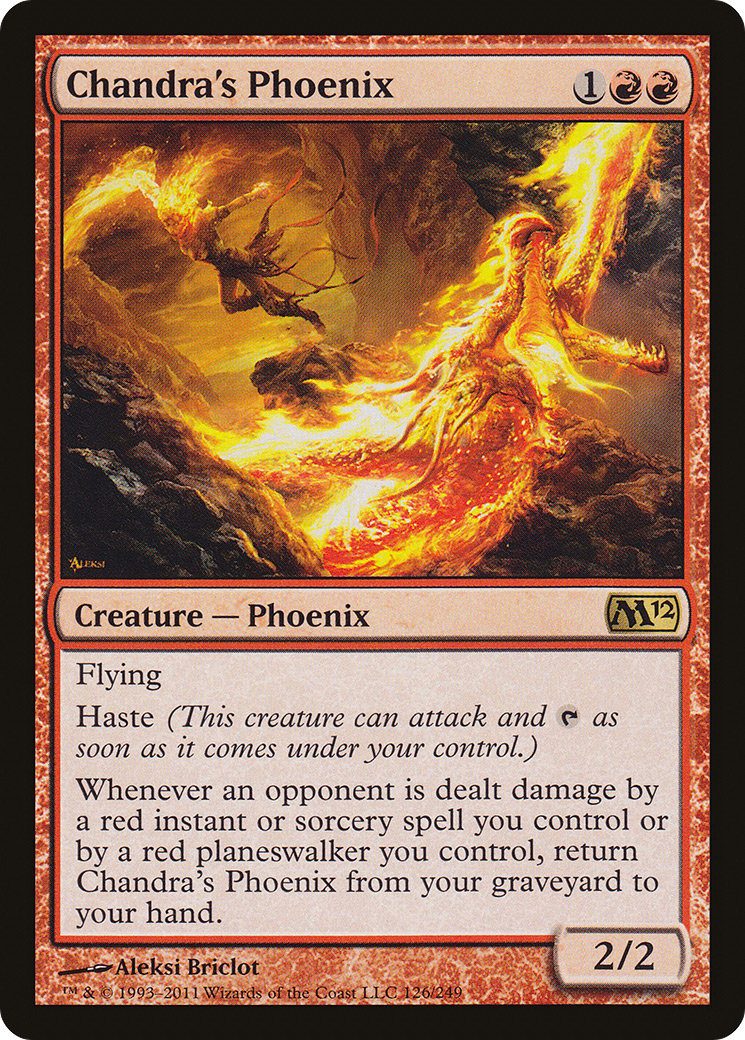 Phénix de Chandra (M12-126) - Magic 2012 Foil 