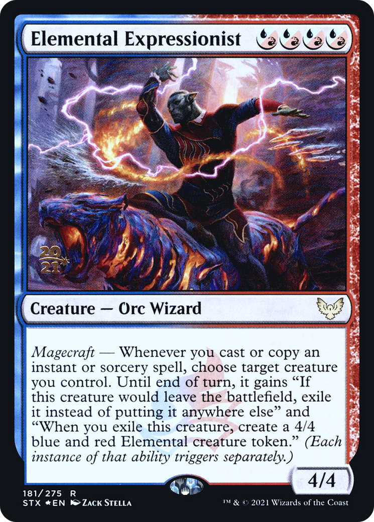 Elemental Expressionist (PRE-181) - Strixhaven: School of Mages Promos Foil