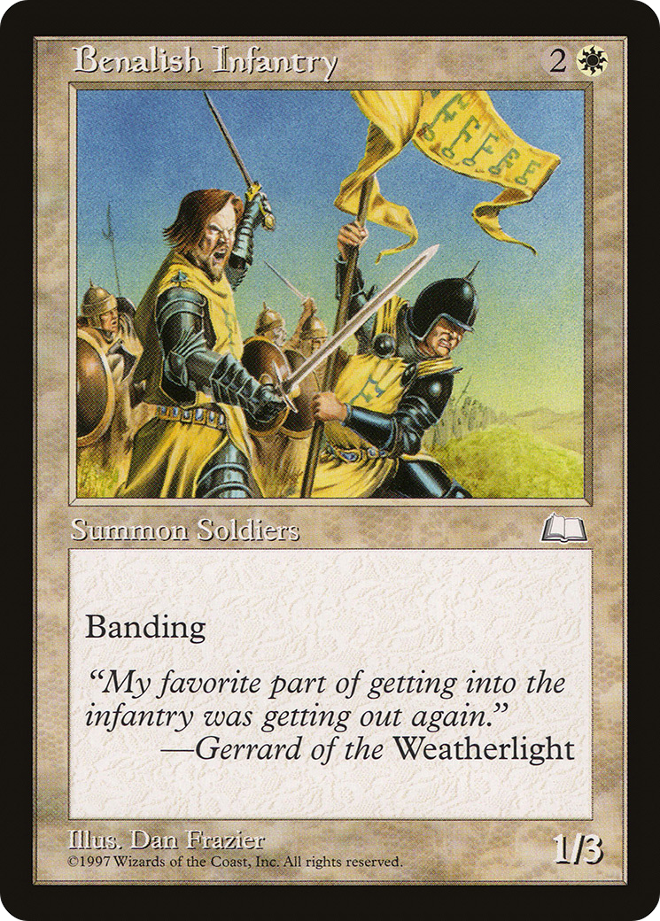 Benalish Infantry (WTH-008) - Weatherlight