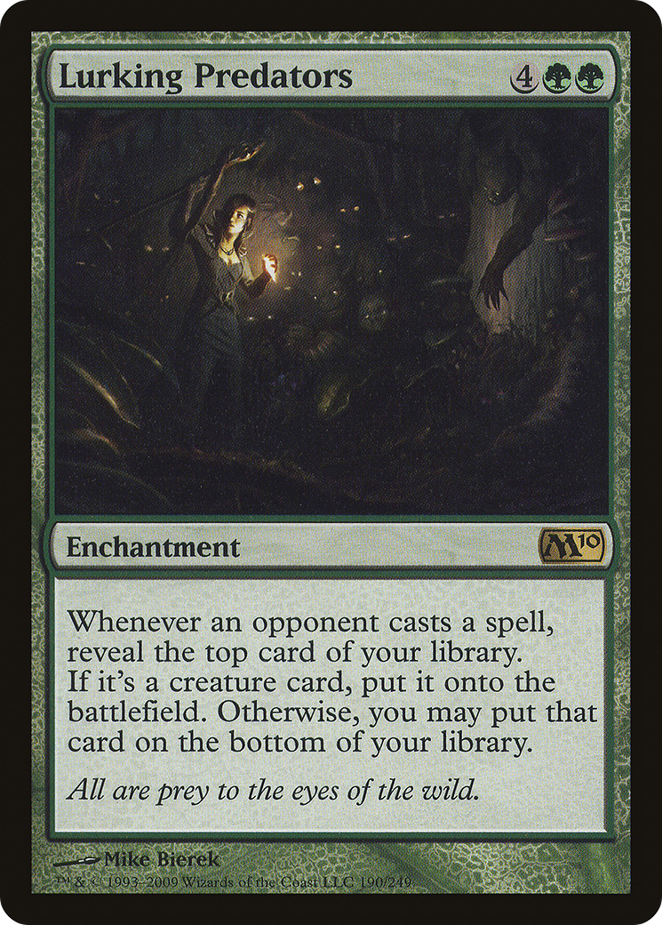 Lurking Predators (M10-190) - Magic 2010 Foil