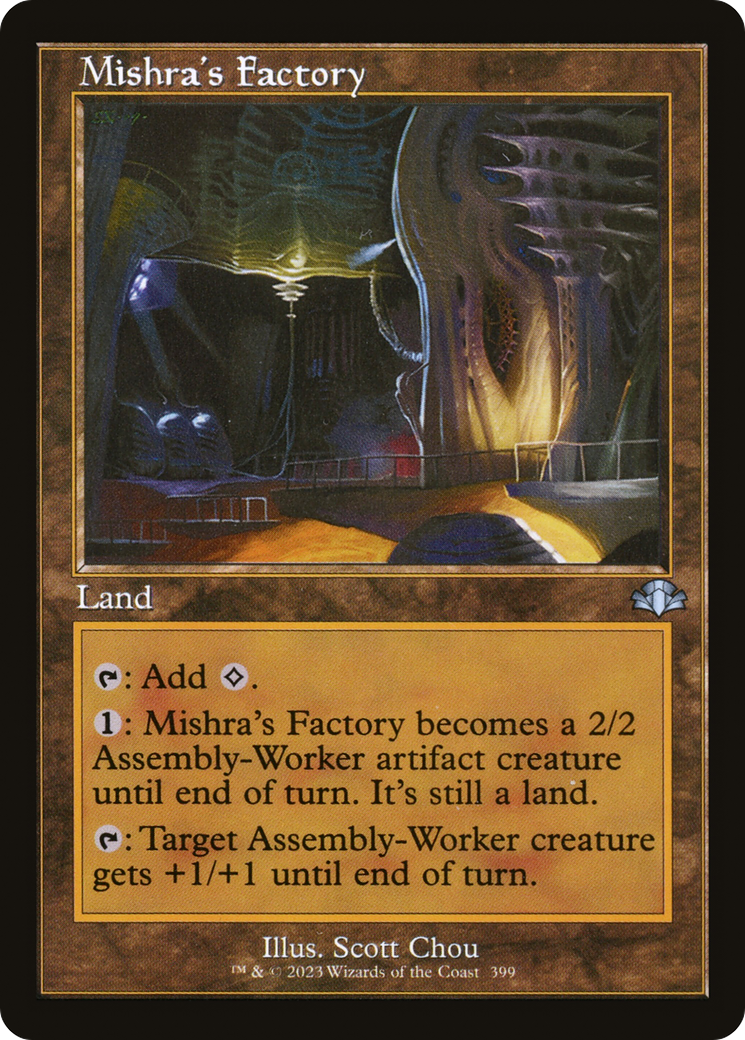 Mishra's Factory (Retro Frame) (DMR-399) - Dominaria Remastered Foil