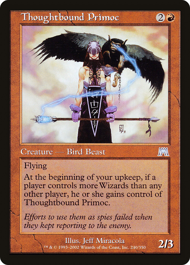 Primoc Thoughtbound (ONS-240) - Onslaught Foil 