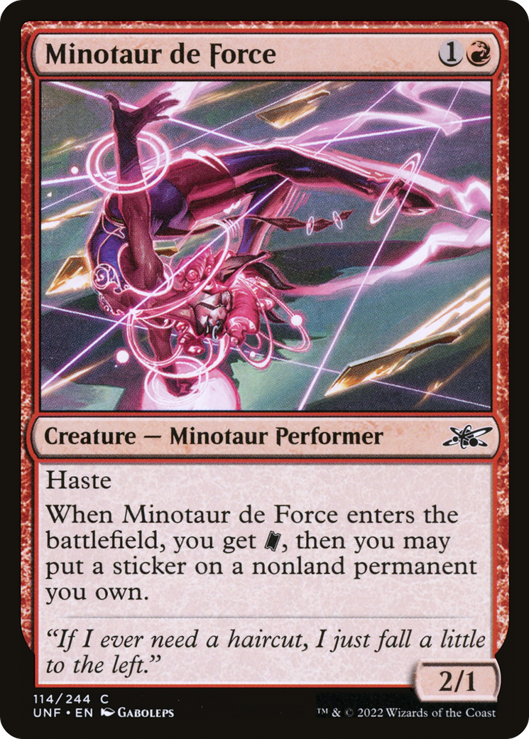Minotaure de Force (UNF-114) - Unfinity 