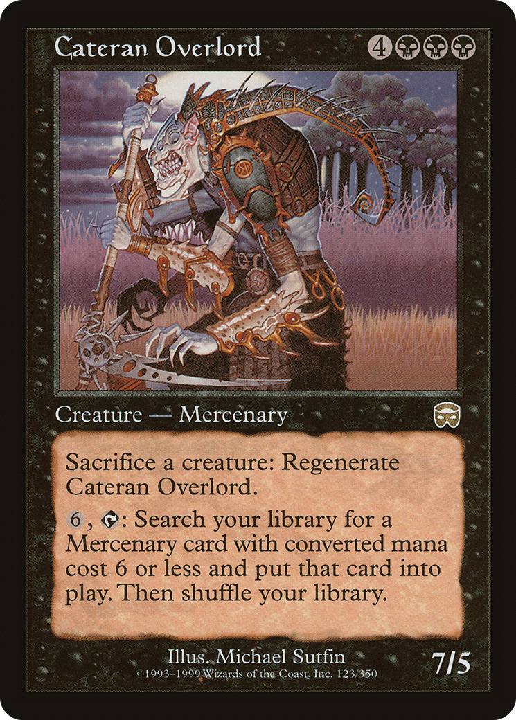 Cateran Overlord (MMQ-123) - Mercadian Masques