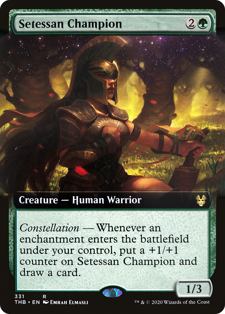 Setessan Champion (Extended Art) (THB-331) - Theros Beyond Death: (Extended Art) Foil