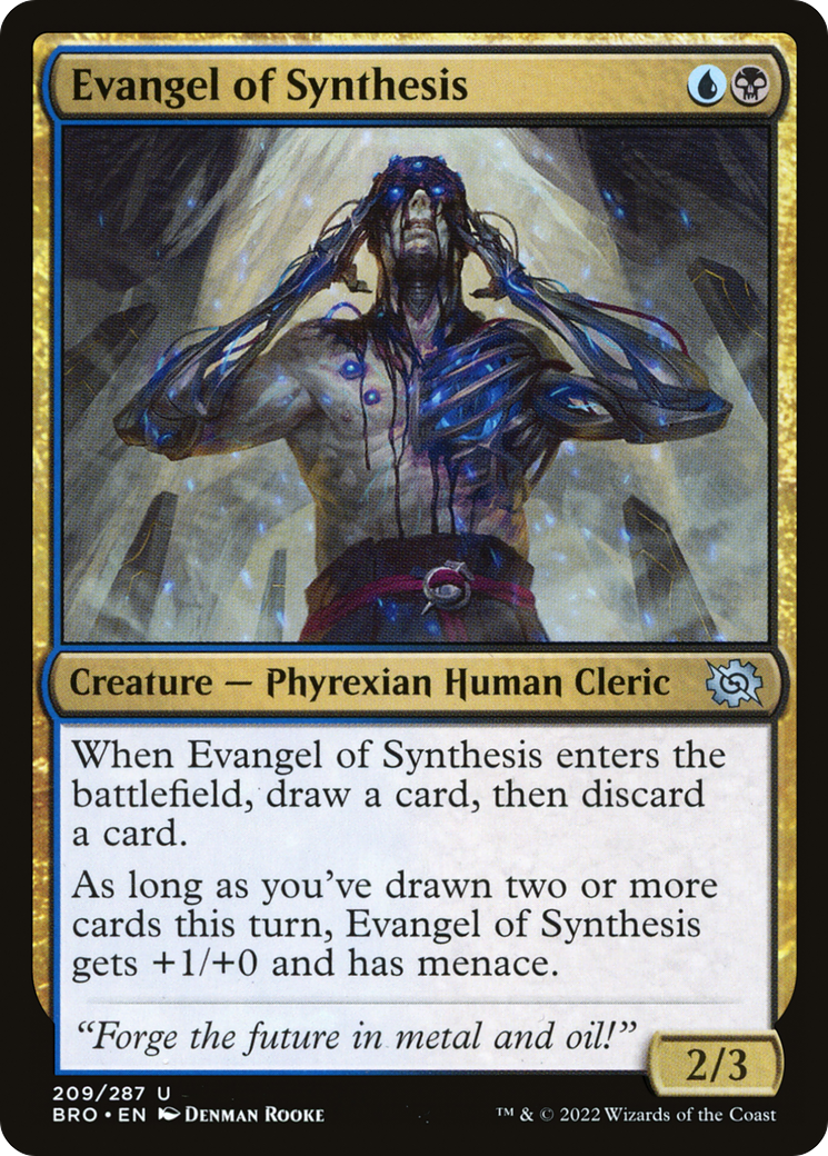 Evangel of Synthesis (BRO-209) - The Brothers' War Foil