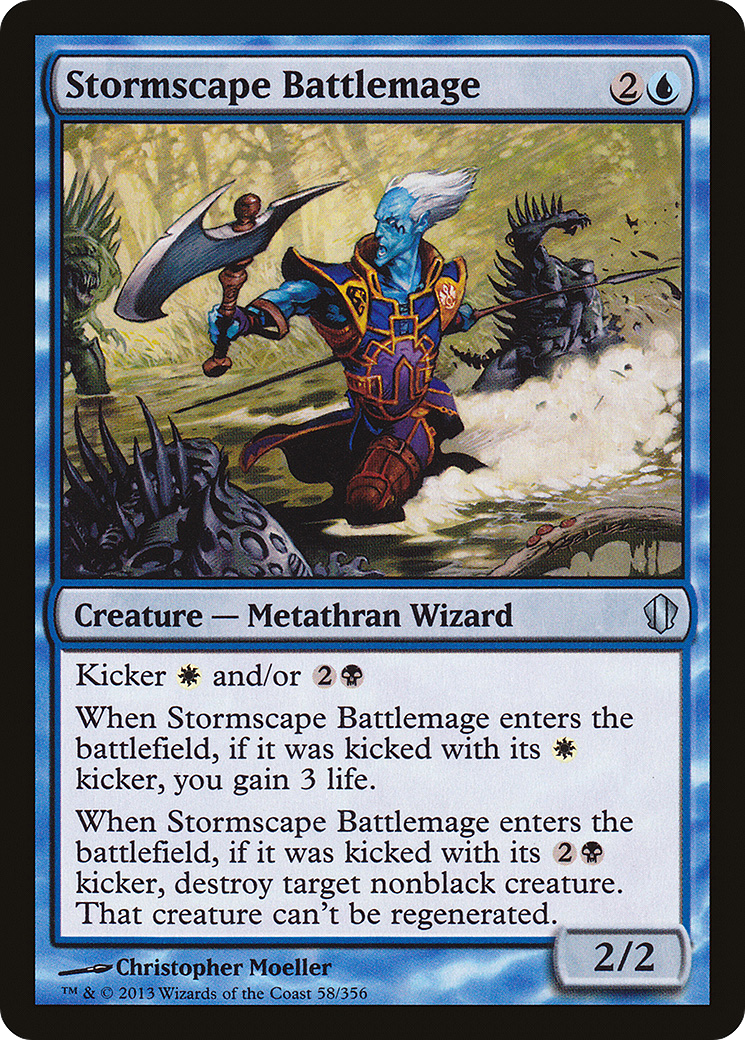 Mage de bataille de Stormscape (C13-058) - Commander 2013 