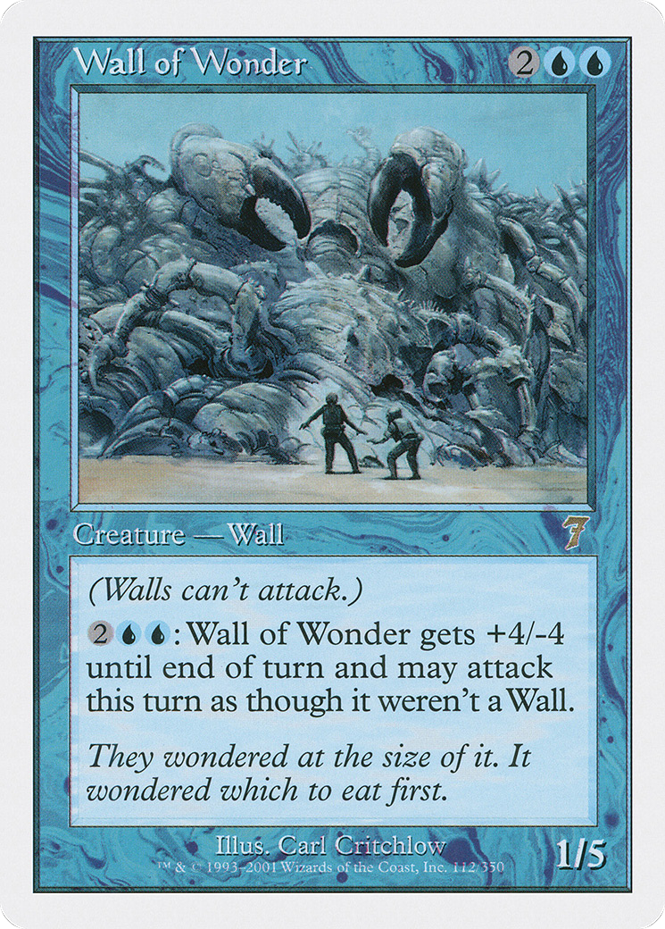 Wall of Wonder (7ED-112) - Seventh Edition