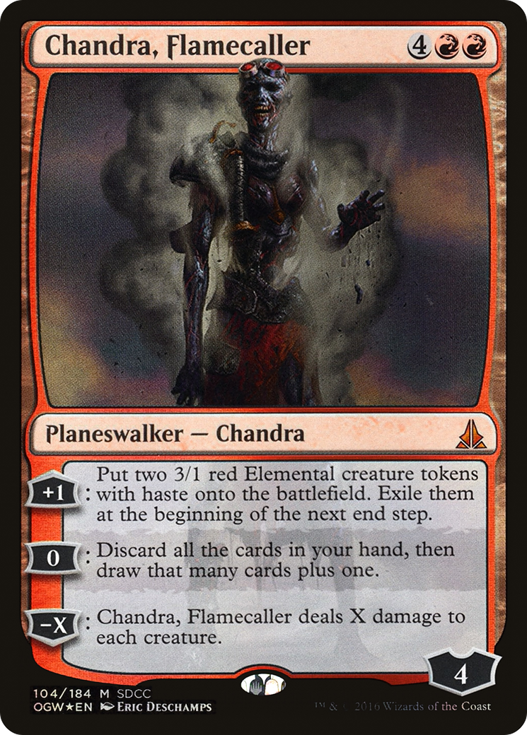 Chandra, l'invocatrice de flammes (PS16-104) - San Diego Comic-Con 2016 