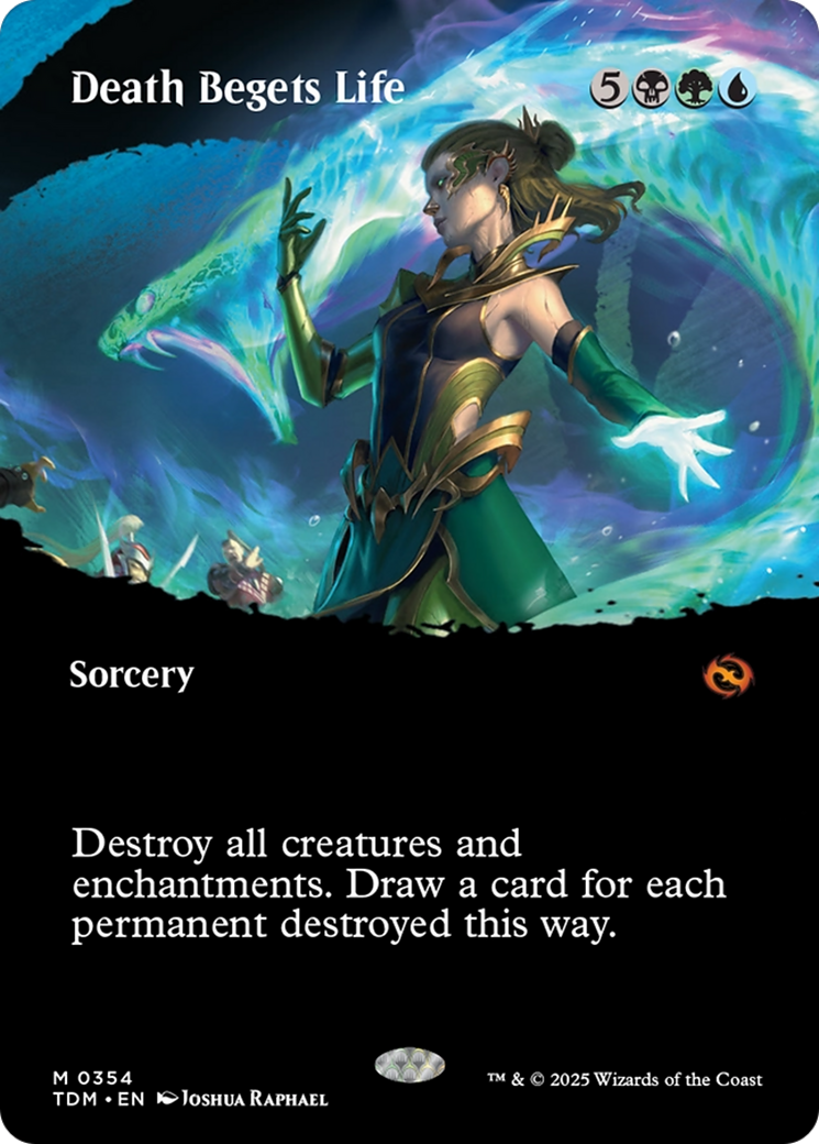 La mort engendre la vie (Sans frontières) (TDM-354) - Tarkir : Dragonstorm Foil