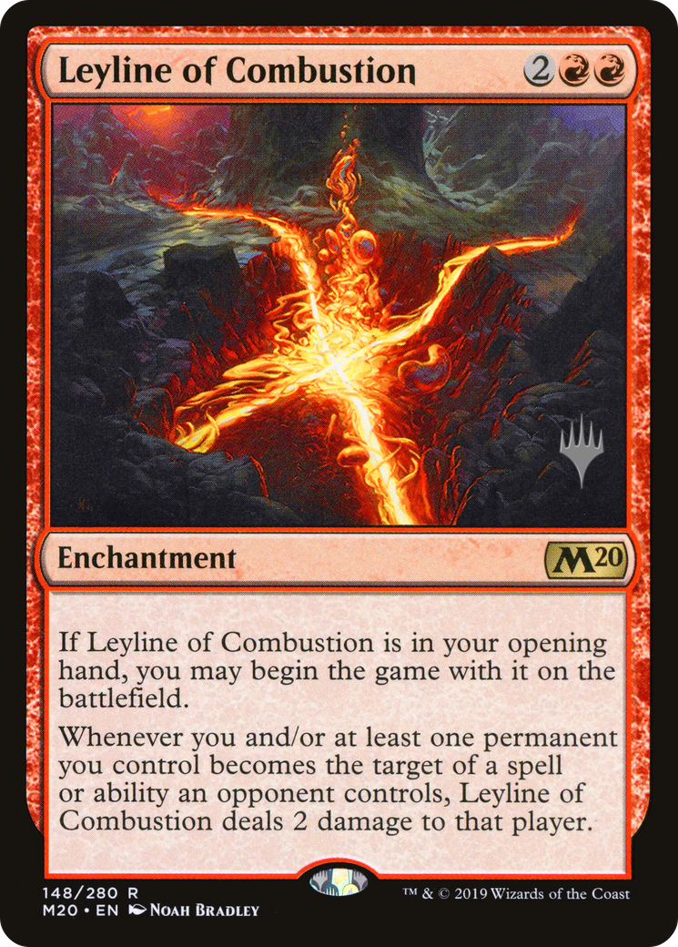 Leyline of Combustion (PPM20-148P) - Core Set 2020 Promos
