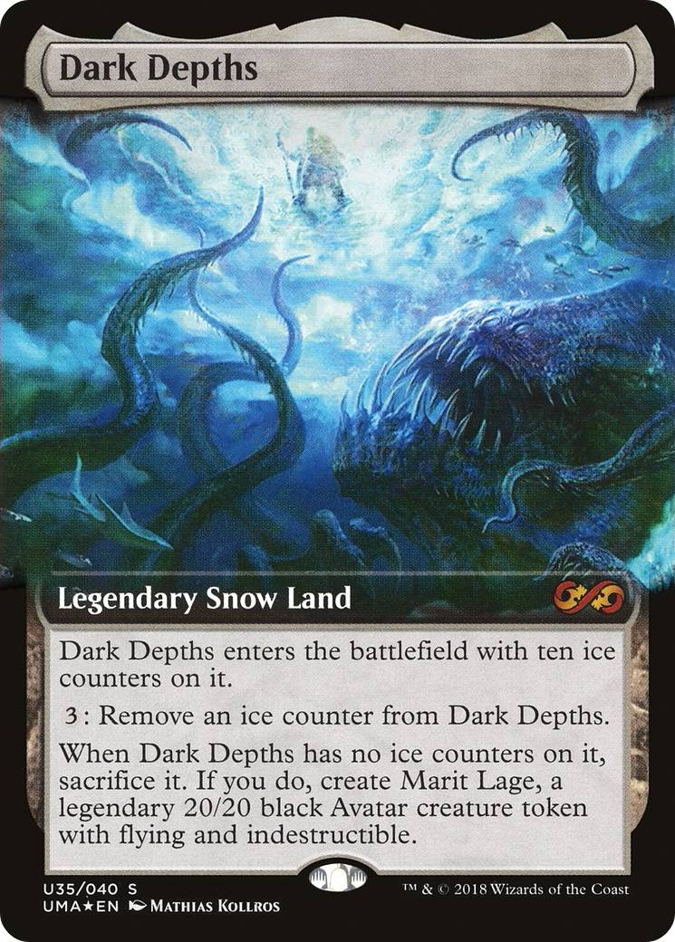 Dark Depths (UMA:BT-U35) - Ultimate Box Topper: (Extended Art) Foil