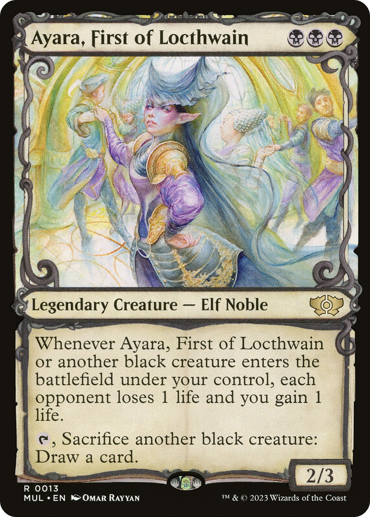 Ayara, Première de Locthwain (MUL-013) - Multiverse Legends : (Vitrine) Foil 
