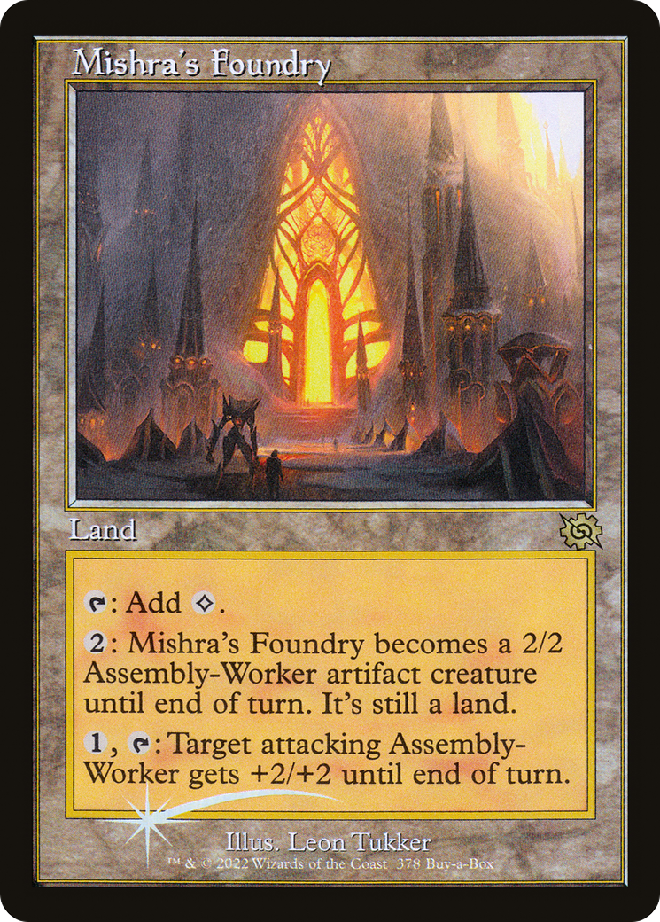 Mishra's Foundry (BABP-378) - The Brothers' War Foil