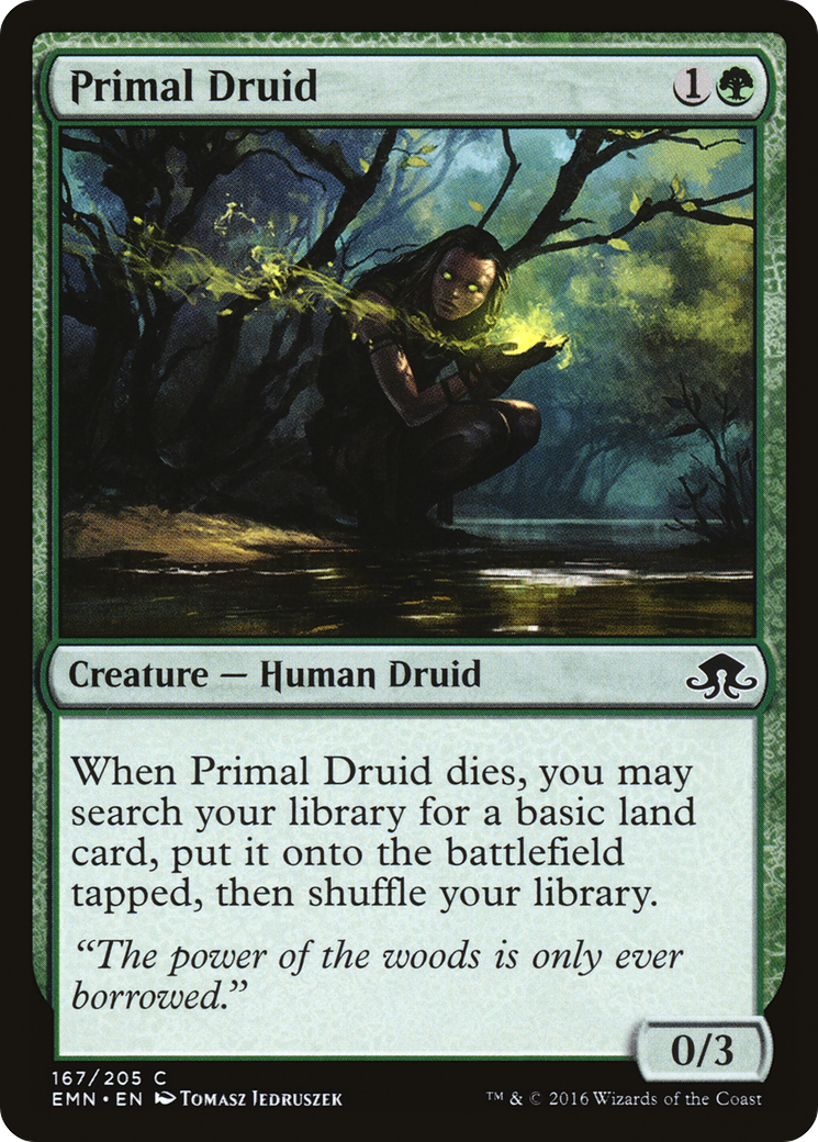 Druide primordial (EMN-167) - Feuille de lune mystérieuse 